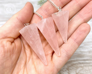 Rose Quartz Pendulum