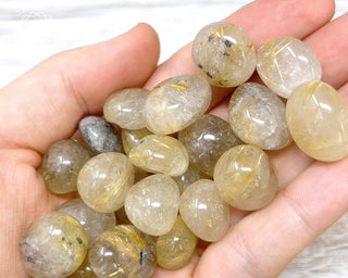 Rutilated Quartz Small Tumbled Crystal
