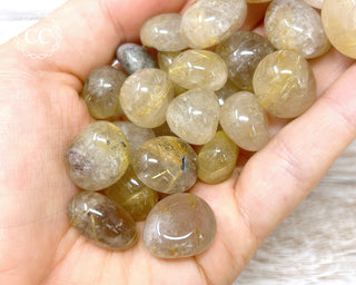Rutilated Quartz Small Tumbled Crystal