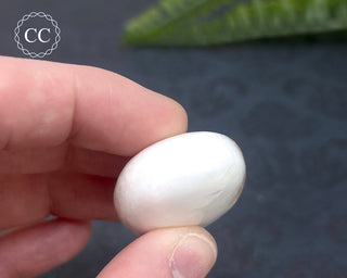Scolecite & Stilbite Palm Stone #14