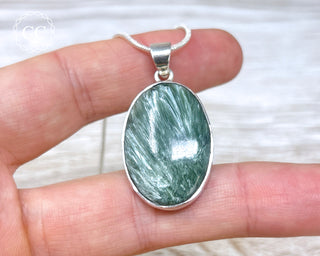 Seraphinite Silver Necklace #1