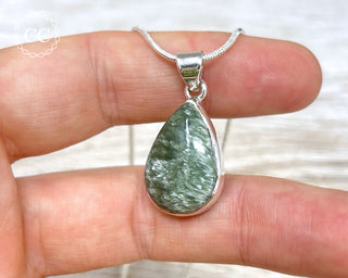 Seraphinite Silver Necklace #3