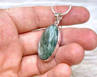 Seraphinite Silver Necklace #1