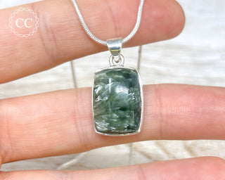Seraphinite Silver Necklace #4