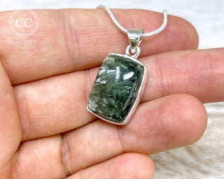 Seraphinite Silver Necklace #4
