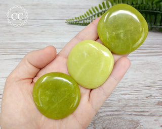 Serpentine Palm Stone