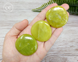 Serpentine Palm Stone