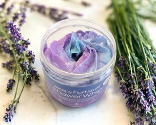 Sleepy Fluff Whipped Soap Shower Whip with lavender