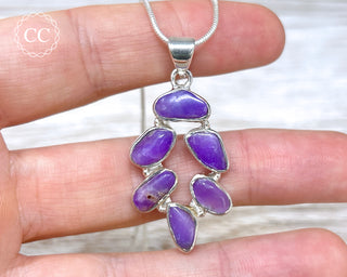 Sugilite Silver Necklace #1