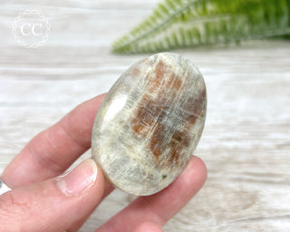 Sunstone Moonstone Palm Stone #3