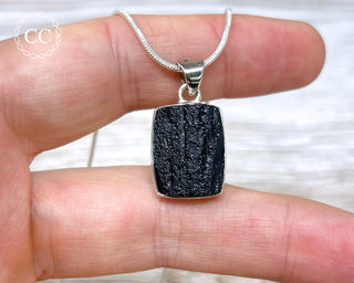 Tektite Silver Necklace #2
