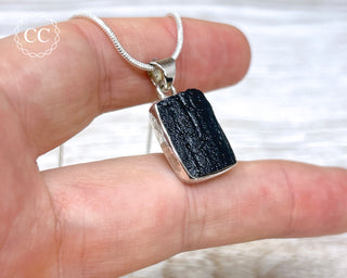 Tektite Silver Necklace #2