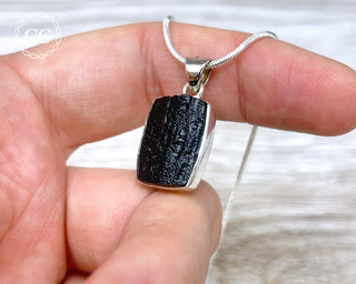 Tektite Silver Necklace #2