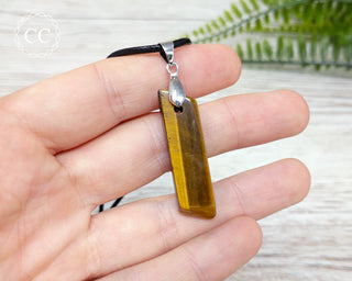 Tigers Eye Slice Necklace