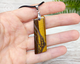 Tigers Eye Slice Necklace