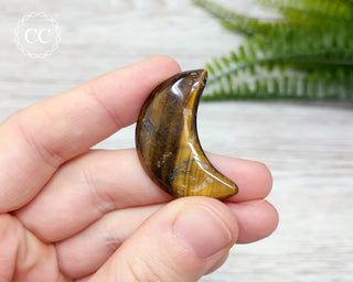 Tigers Eye Small Moon