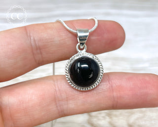 Whitby Jet Silver Necklace #2