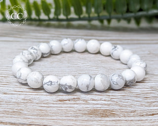 White Howlite 8mm Bracelet