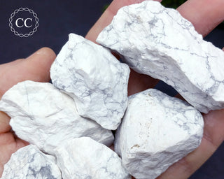 White Howlite Raw Crystal