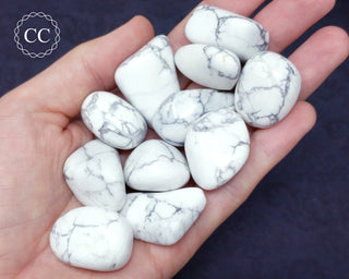 White Howlite Tumbled Crystal