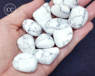 White Howlite Tumbled Crystal
