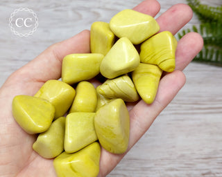 Yellow Serpentine Tumbled Crystal