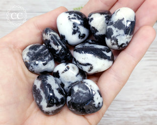 Zebra Jasper | Zebra Marble Tumbled Crystal