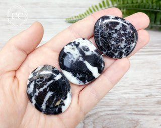 Zebra Jasper | Zebra Marble Palm Stone