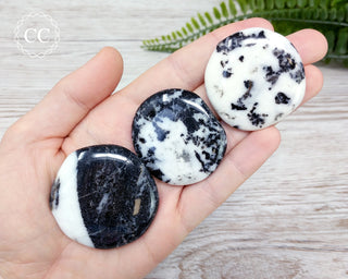 Zebra Jasper | Zebra Marble Palm Stone