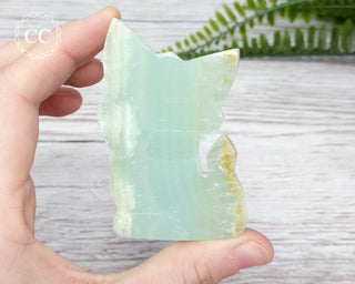Pistachio Calcite Cat #8