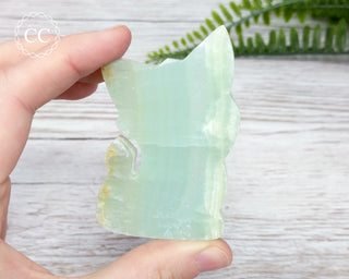 Pistachio Calcite Cat #8