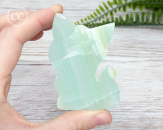 Pistachio Calcite Cat #9