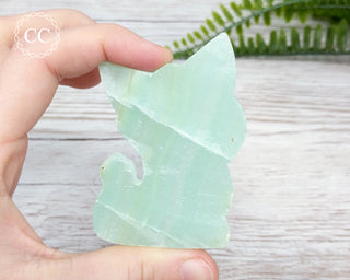 Pistachio Calcite Cat #9