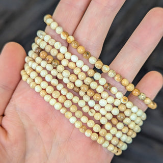 Fossil Mammoth Tooth Beaded Bracelet
