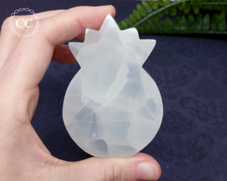 White Calcite Pineapple #13