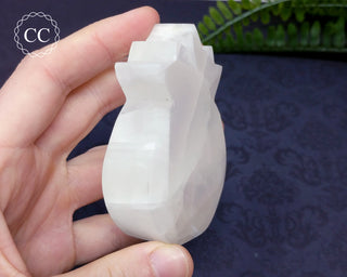 White Calcite Pineapple #12