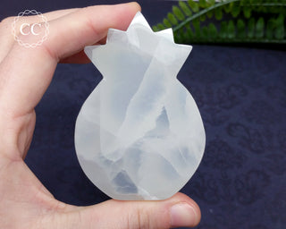 White Calcite Pineapple #12