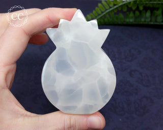 White Calcite Pineapple #13