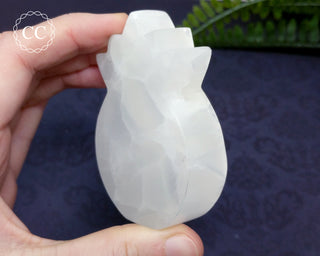 White Calcite Pineapple #13