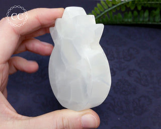 White Calcite Pineapple #13