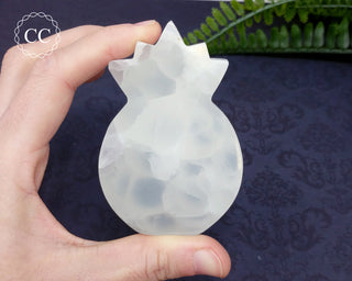 White Calcite Pineapple #14