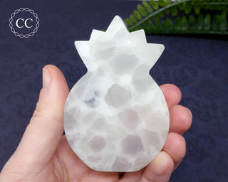 White Calcite Pineapple #14