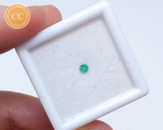 Emerald Faceted Gem