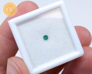 Emerald Faceted Gem