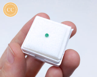 Emerald Faceted Gem