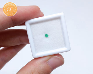 Emerald Faceted Gem