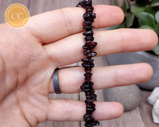 Garnet Gemchip Bracelet