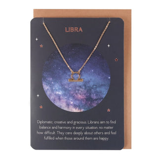 Libra Zodiac Necklace