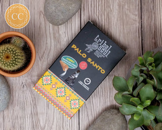 Tribal Soul Palo Santo Incense Backflow Cones on wooden background