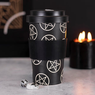 Pentagram Bamboo Eco Friendly Travel Mug